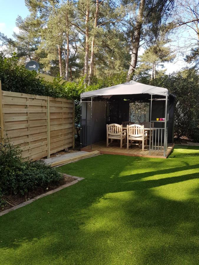 " Casitacuriosa " Chalet Op Camping Met Buitenzwembad Balen Exterior photo